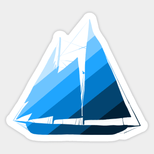 Boat- Blues (2 of 5) Sticker